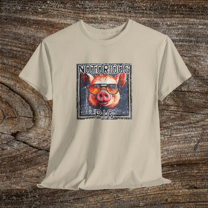 Notorious P.I.G Funny Grunge Pig T-Shirt