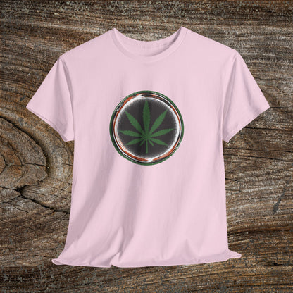 Grunge Weed 420 TShirt - Retro Marijuana Leaf Stoner Gift