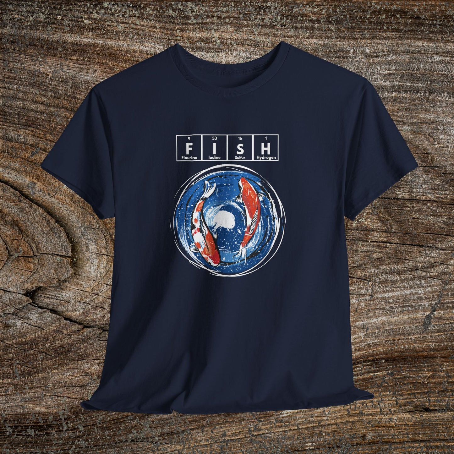 Retro Koi Fish T-Shirt — Grunge Japanese Carp Tee