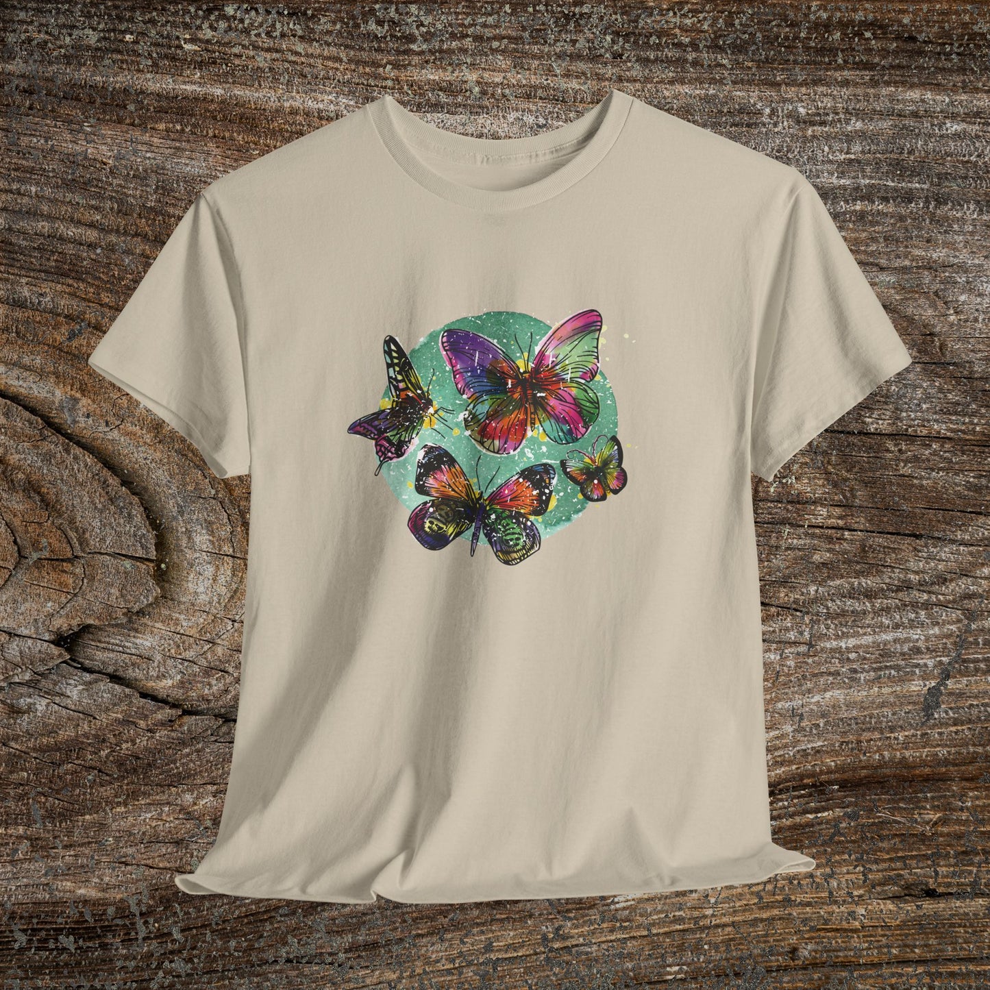 Watercolour Butterfly T-Shirt — Nature Lover Gift
