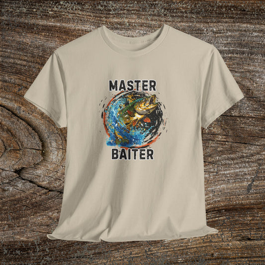 Master Baiter Funny Grunge Fishing T-Shirt