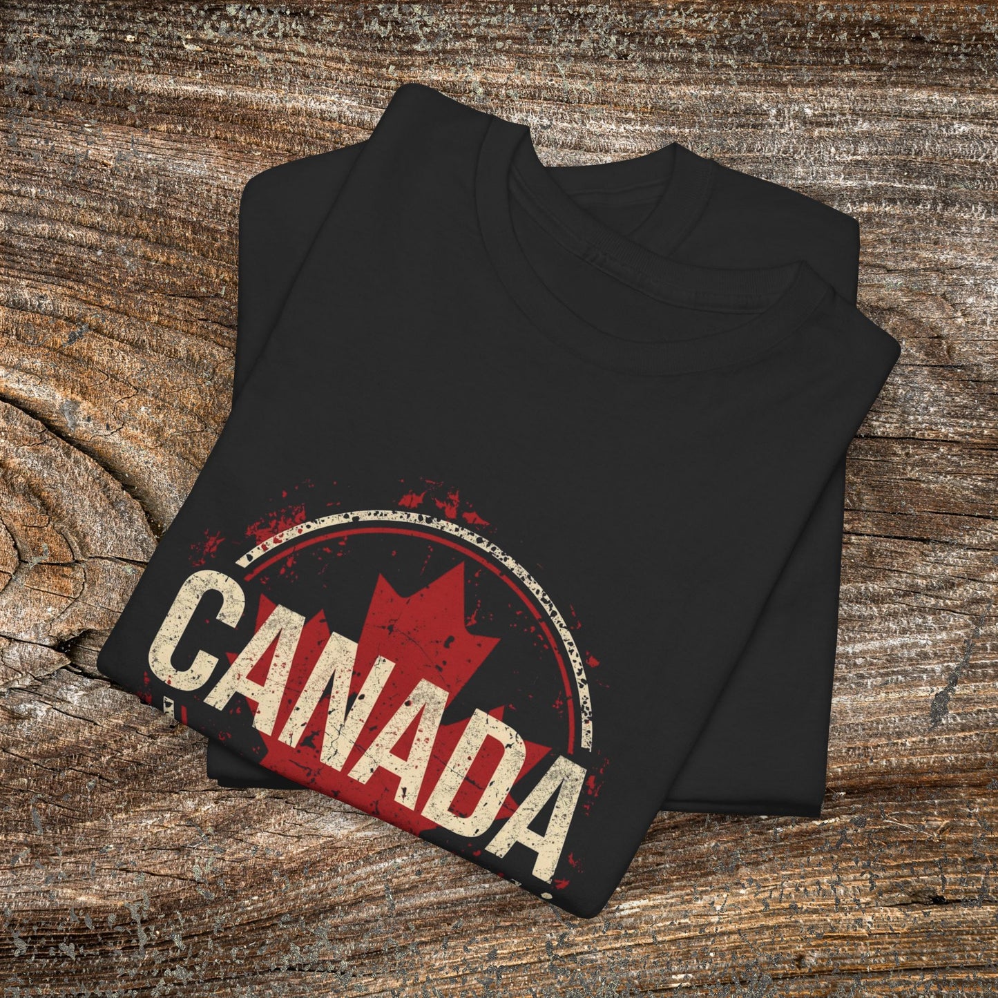 Grunge Canada Maple Leaf T-Shirt — Distressed Canada Tee