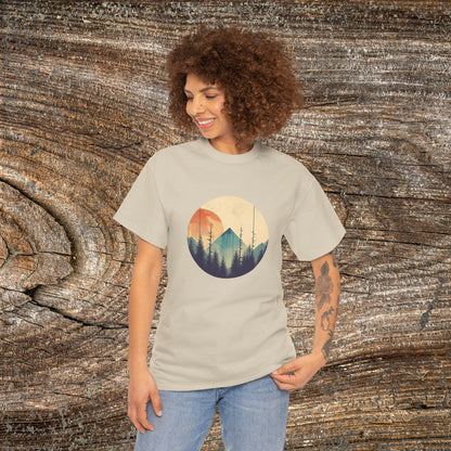 Vintage Mountain Landscape TShirt - Nature Lover Gift