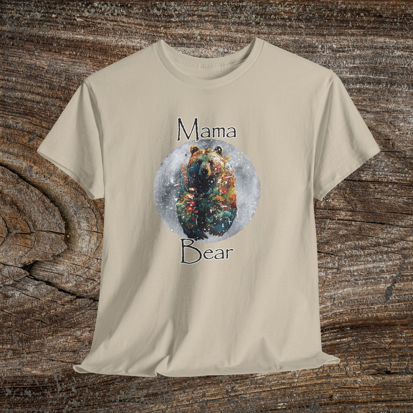 Mama Bear Nature T-Shirt - Woodland Mom Graphic Tee