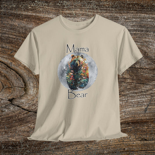 Mama Bear Nature T-Shirt - Woodland Mom Graphic Tee
