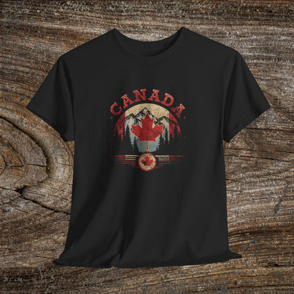 Distressed Canadian Logo T-Shirt — Grunge Canada Tee