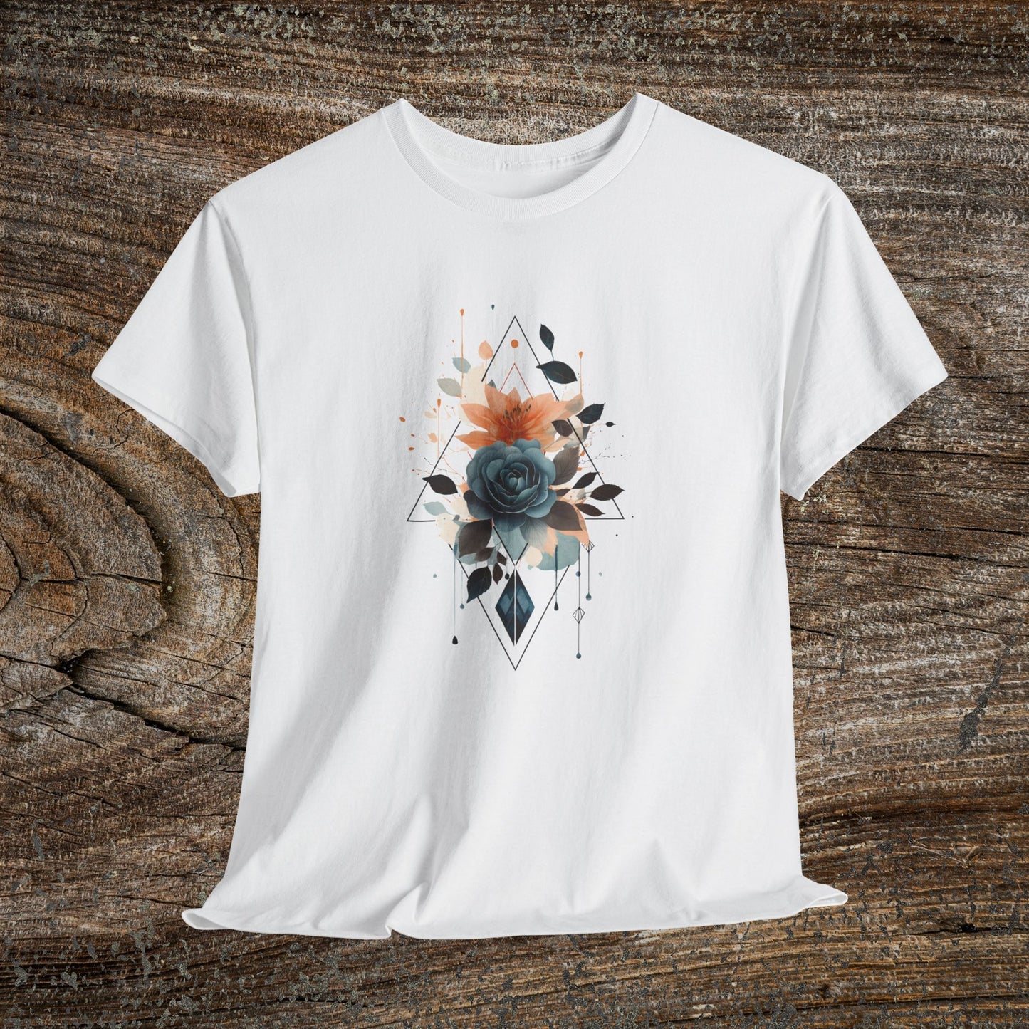 Retro Flower T-Shirt — Vintage Floral Graphic Tee