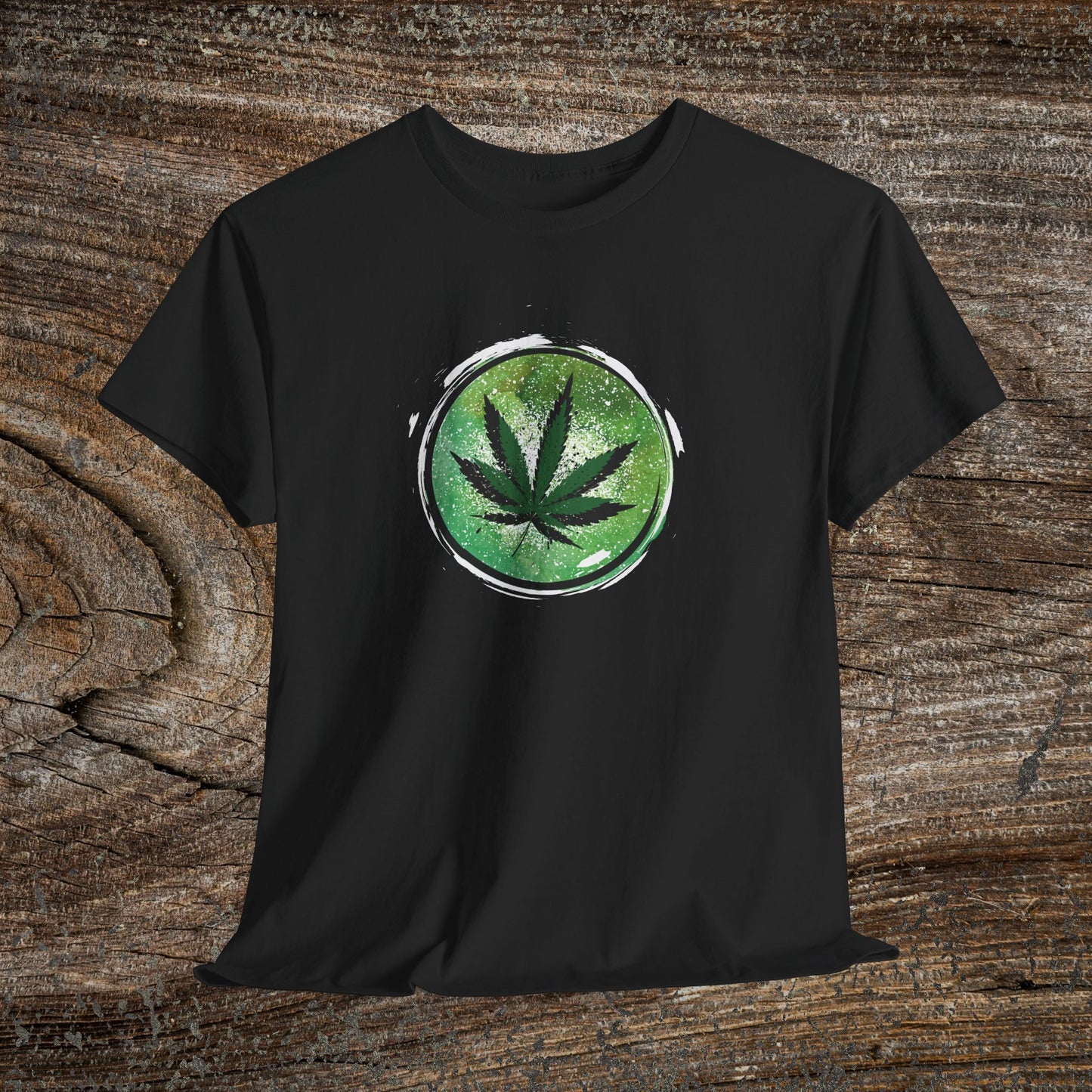 Weed Leaf 420 TShirt Grunge - Retro Weed Marijuana Stoner Gift