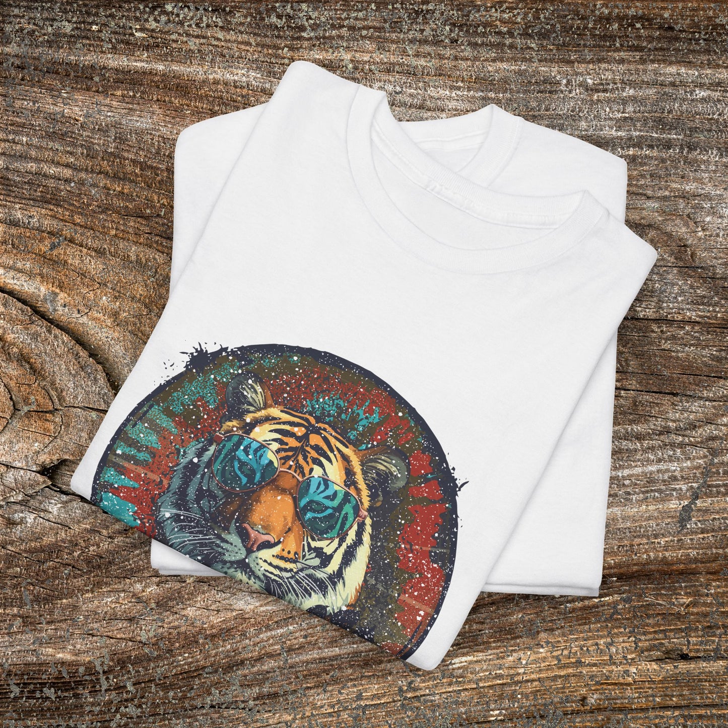 Grunge Rawr Tiger T-Shirt — Vintage Tiger Graphic Tee