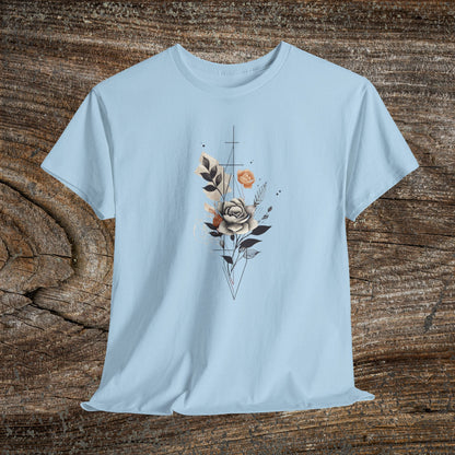 Retro Flower T-Shirt — Vintage Floral Graphic Tee