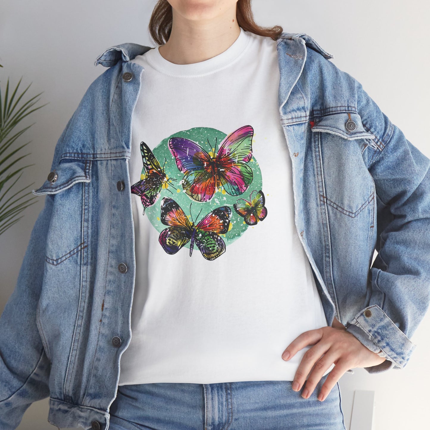 Watercolour Butterfly T-Shirt — Nature Lover Gift