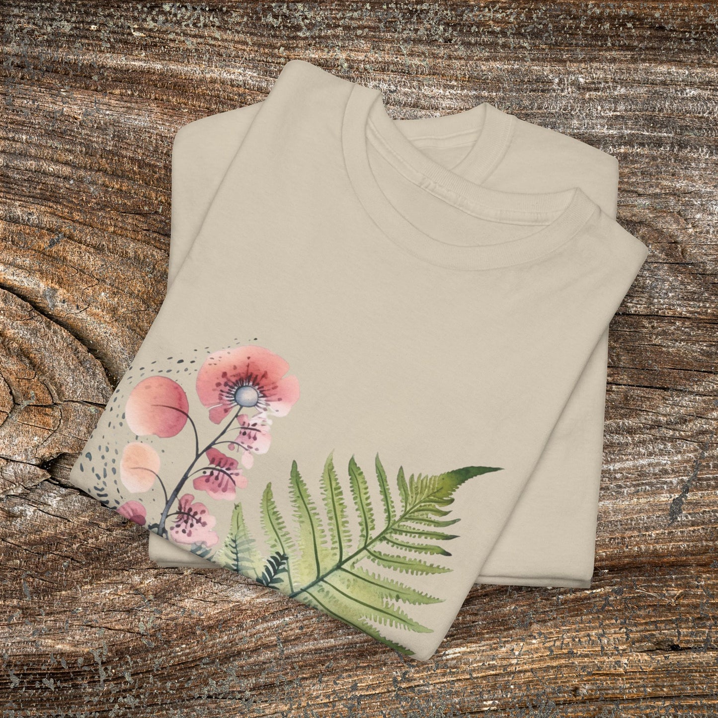 Vintage Botanical Watercolour T-Shirt