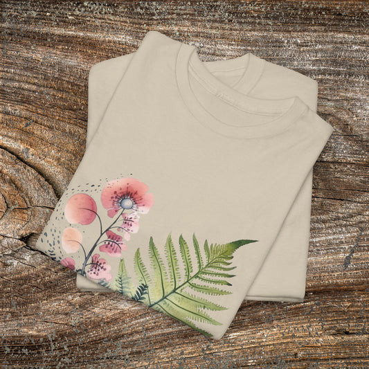 Vintage Botanical Watercolour T-Shirt