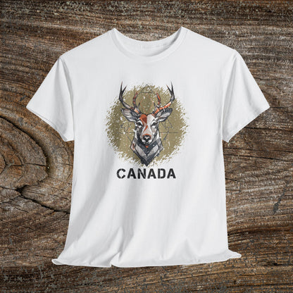 Rustic Grunge Canada Deer T-Shirt