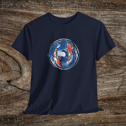 Retro Koi Fish T-Shirt — Grunge Japanese Carp Tee