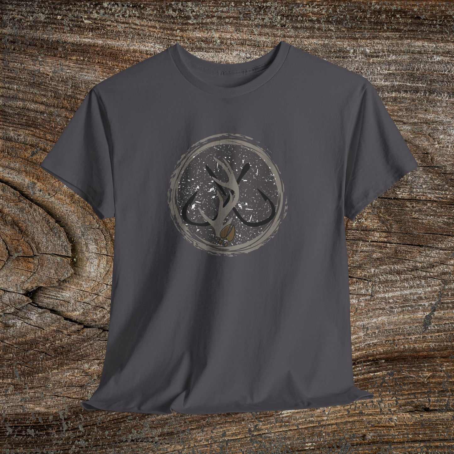 Grunge Hunting & Fishing TShirt - Hunting Fishing Gift