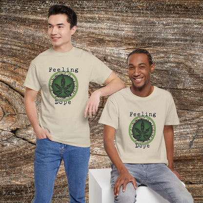 Grunge Weed 420 TShirt - Retro "Feeling Dope" Marijuana Stoner Gift