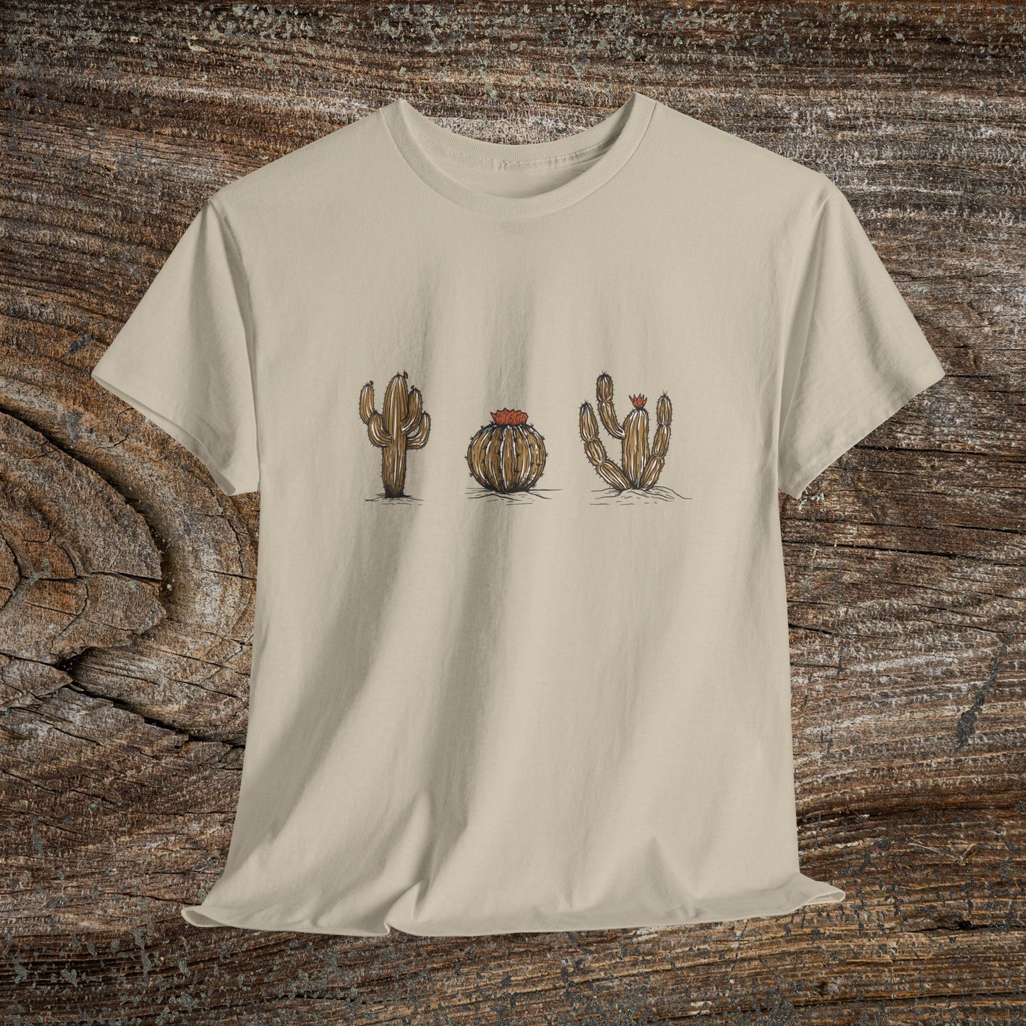 Retro Cactus Abstract T-Shirt