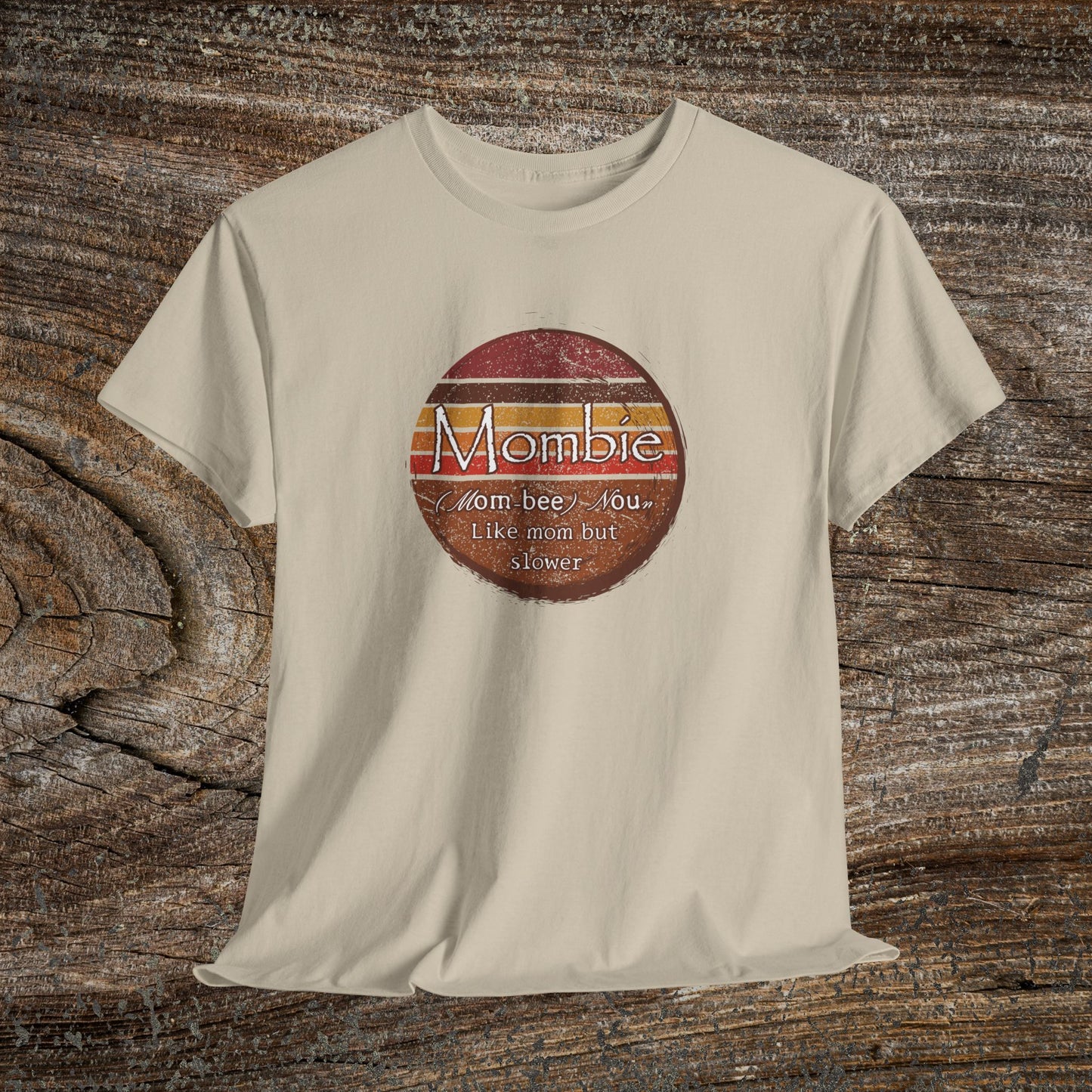 Retro Grunge "Mombie" Mom T-Shirt — Funny Mom Gift