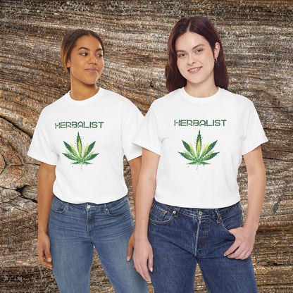 Retro Weed "Herbalist" 420 TShirt - Grunge Marijuana Stoner Gift