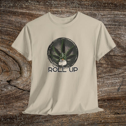 Grunge 'Roll Up' 420 T-Shirt — Retro Gnome Marijuana Stoner Tee