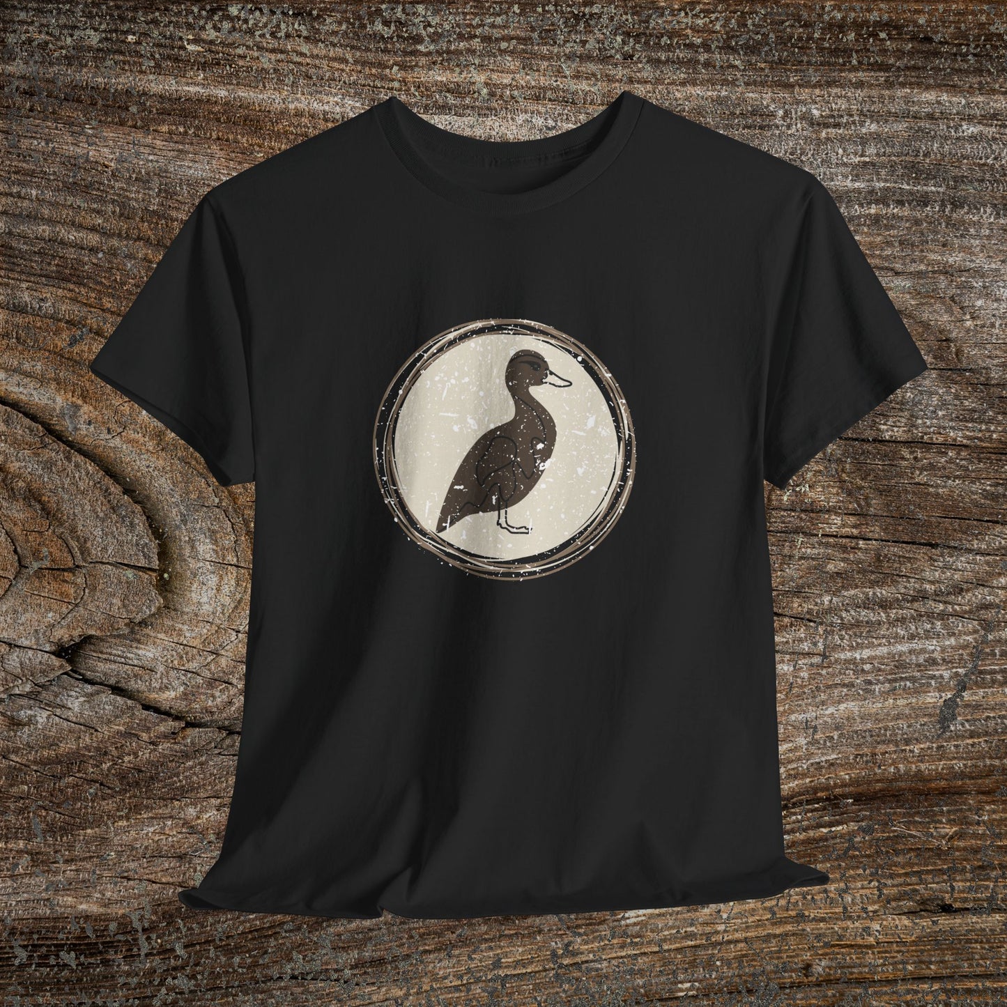 Rustic Boho Duck T-Shirt — Vintage Farmhouse Duck Tee
