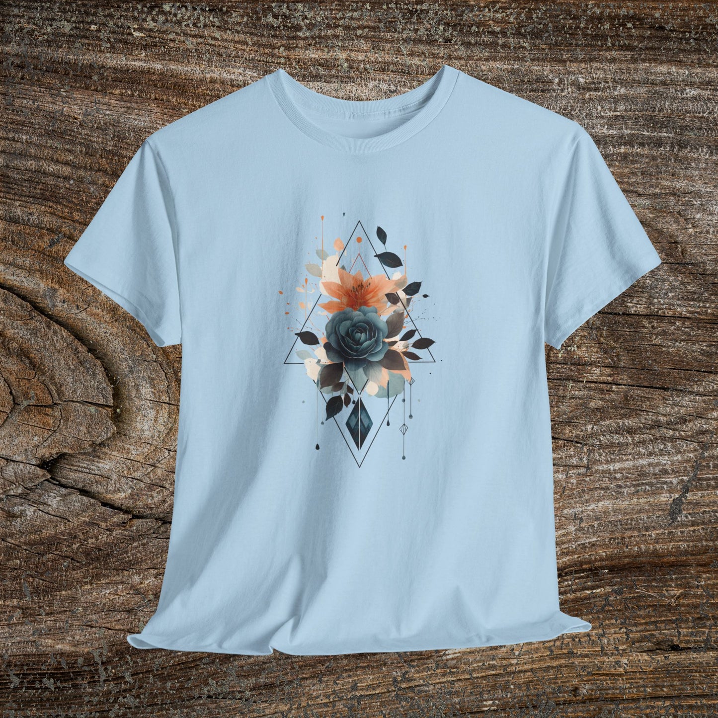 Retro Flower T-Shirt — Vintage Floral Graphic Tee