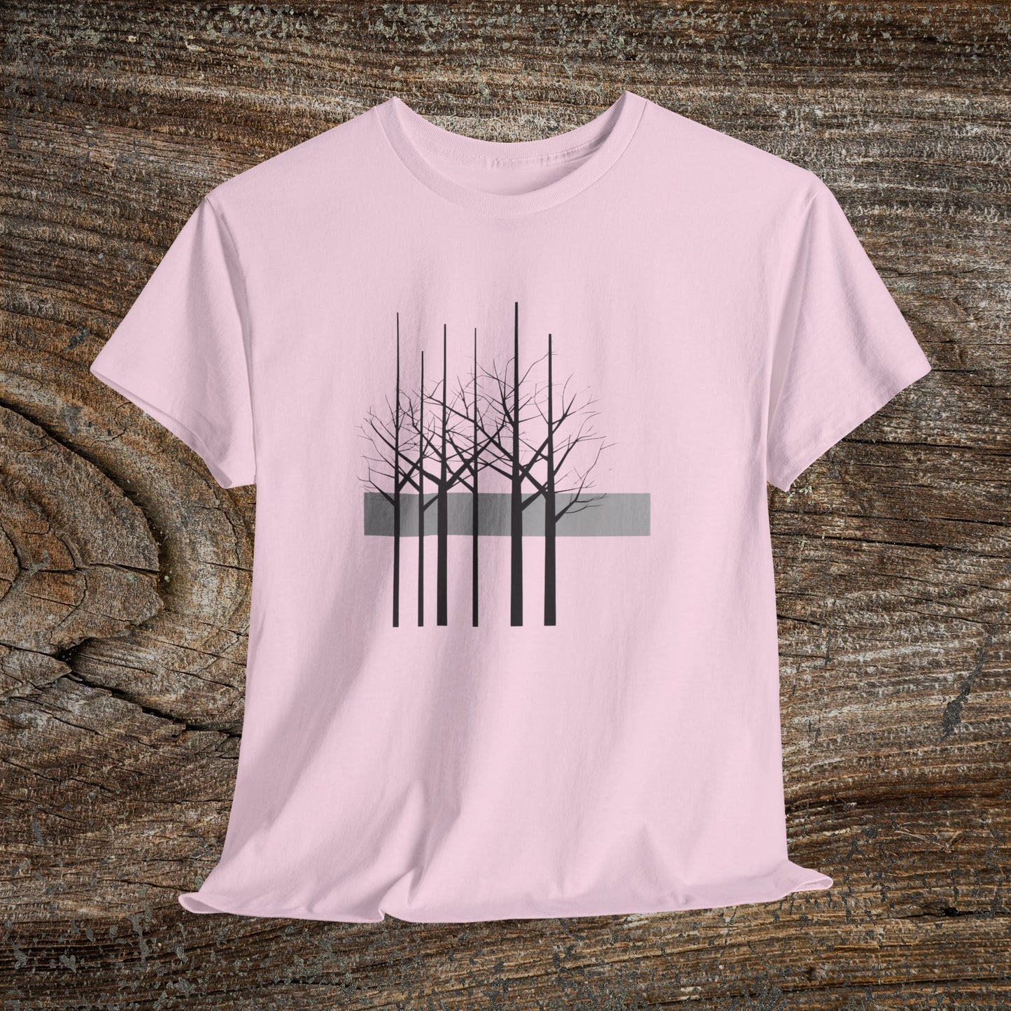 Modern Tree Abstract TShirt, Minimalist Nature Lover Gift