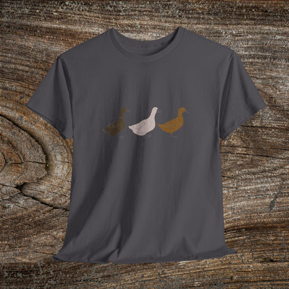 Rustic Boho Duck T-Shirt — Vintage Farmhouse Duck Tee