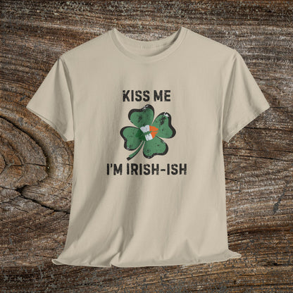 Kiss Me I'm Irish-ish Shamrock Tee | St. Patrick's Day Clover Shirt