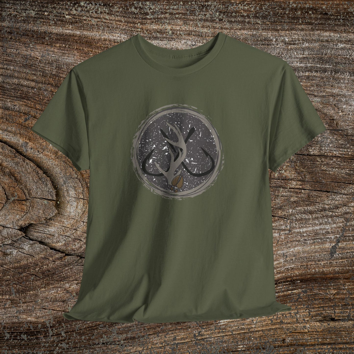 Grunge Hunting & Fishing TShirt - Hunting Fishing Gift