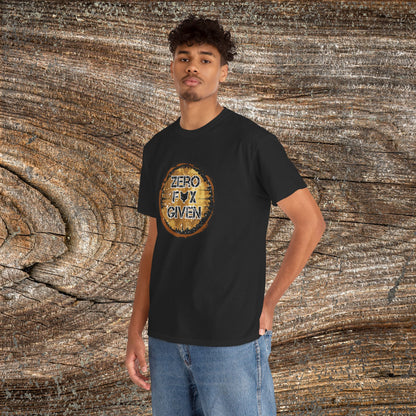 Grunge Fox Quote TShirt -  "Zero Fox Given" - Nature Lover Gift