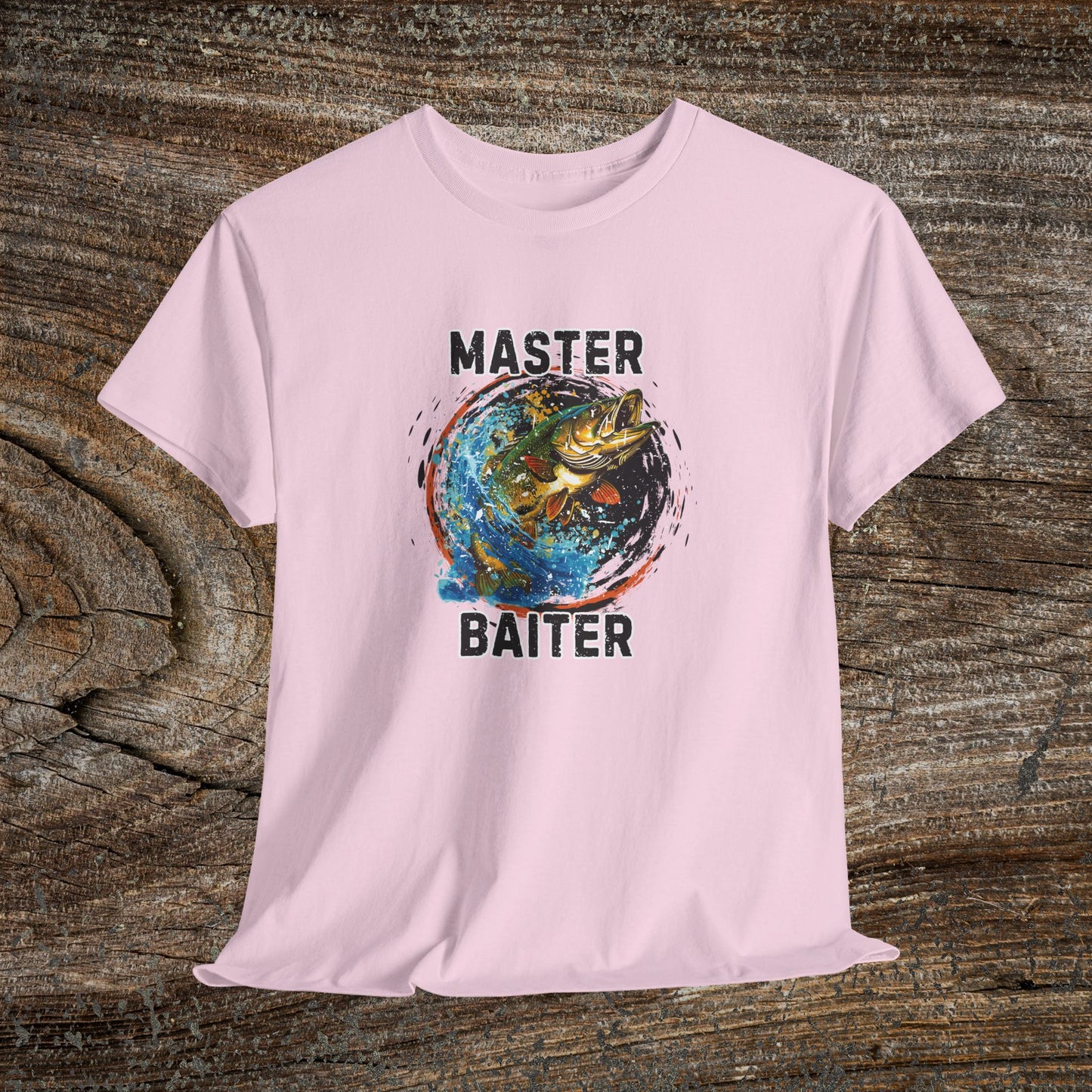 Master Baiter Funny Grunge Fishing T-Shirt