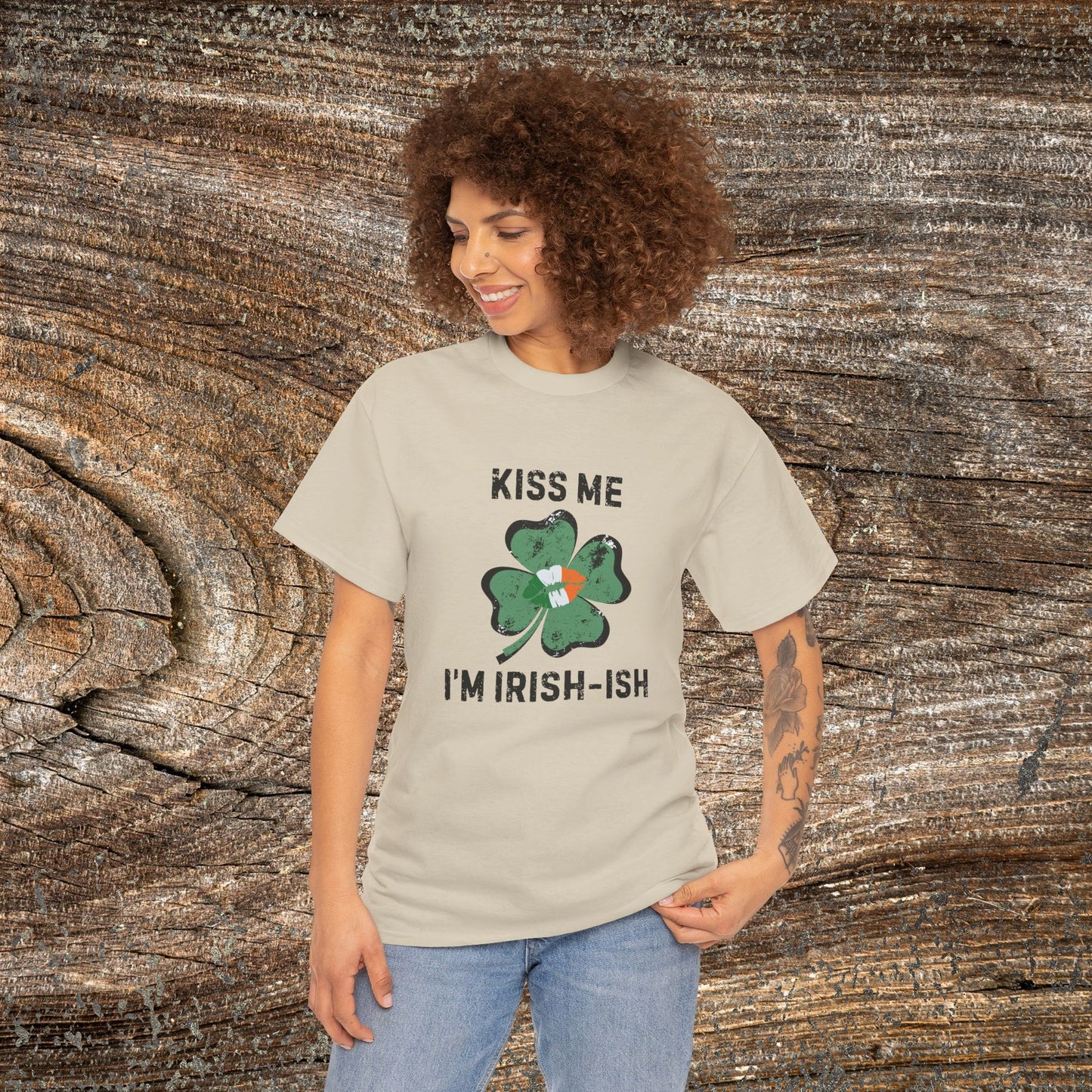Kiss Me I'm Irish-ish Shamrock Tee | St. Patrick's Day Clover Shirt