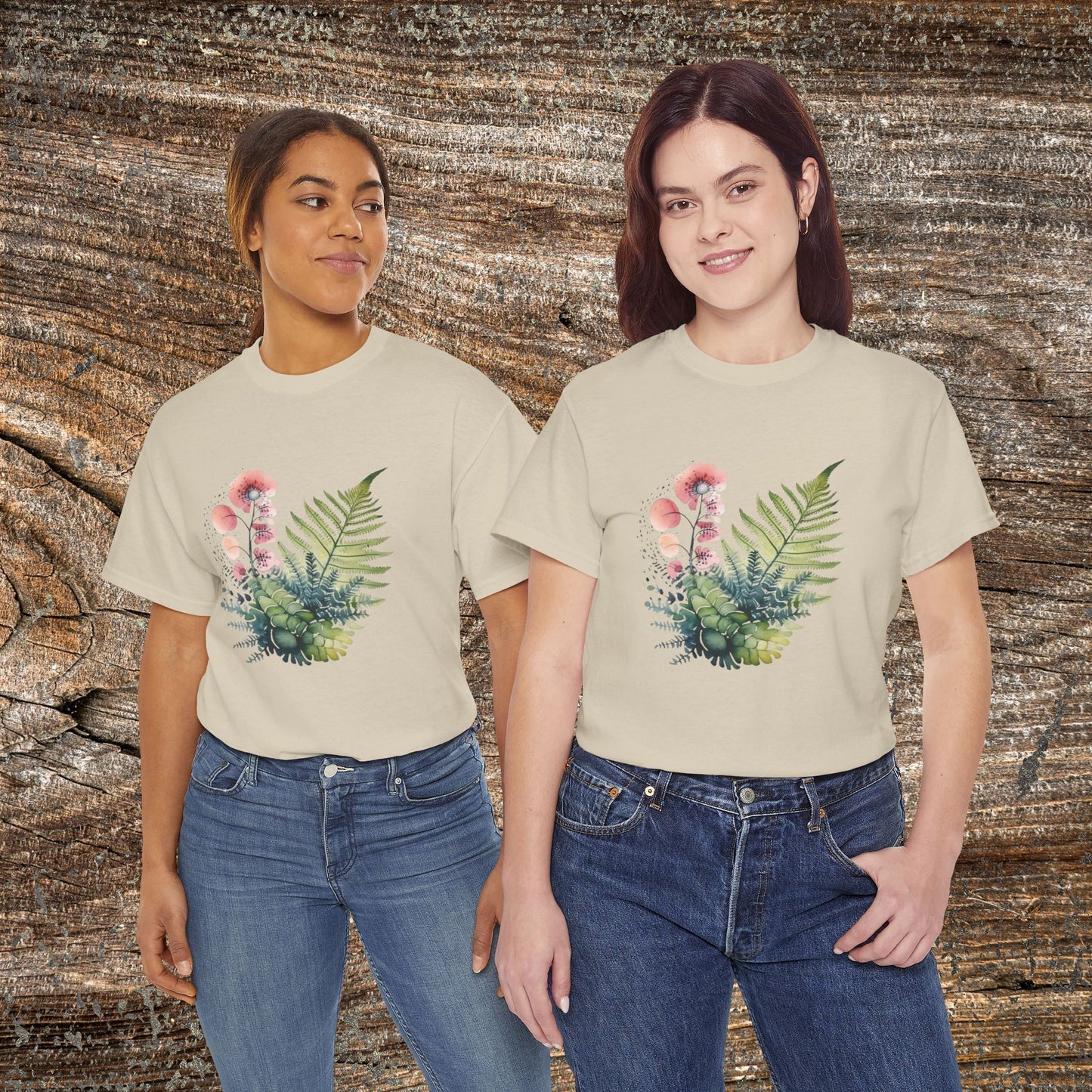 Vintage Botanical Watercolour T-Shirt