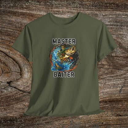 Master Baiter Funny Grunge Fishing T-Shirt