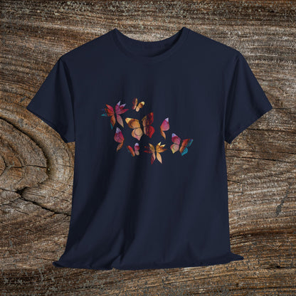 Colourful Butterfly T-Shirt — Nature Lover Gift