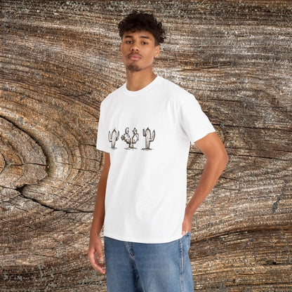 Retro Cactus Abstract TShirt