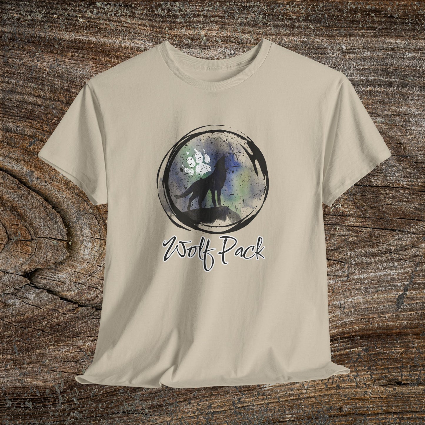 Wolf Pack Grunge Nature T-Shirt