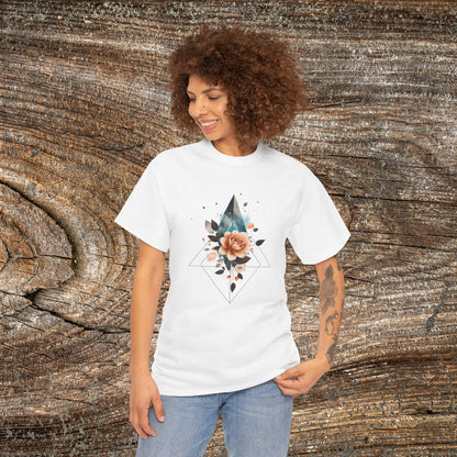 Retro Flower T-Shirt — Vintage Floral Graphic Tee