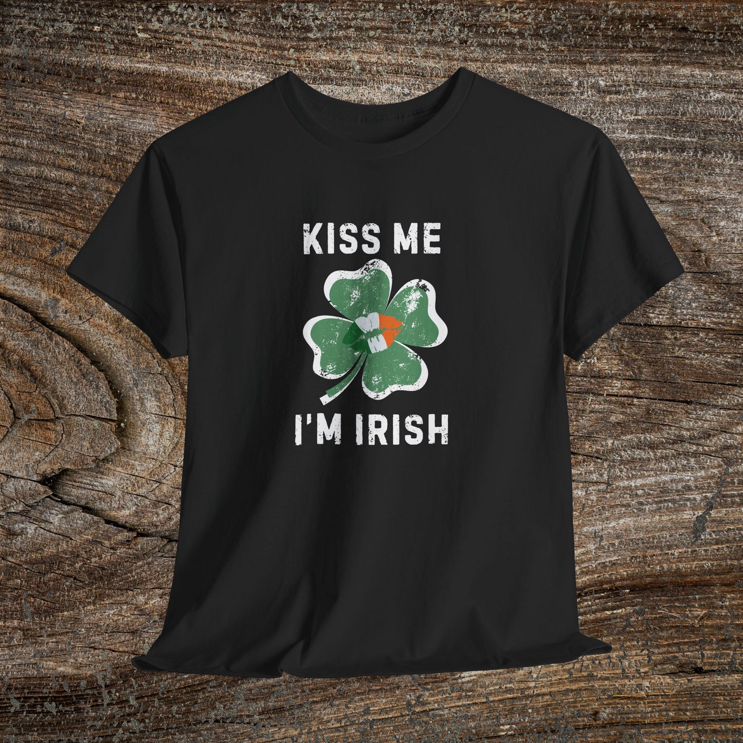 Kiss Me I'm Irish Shamrock Tee | St. Patrick's Day Clover Shirt