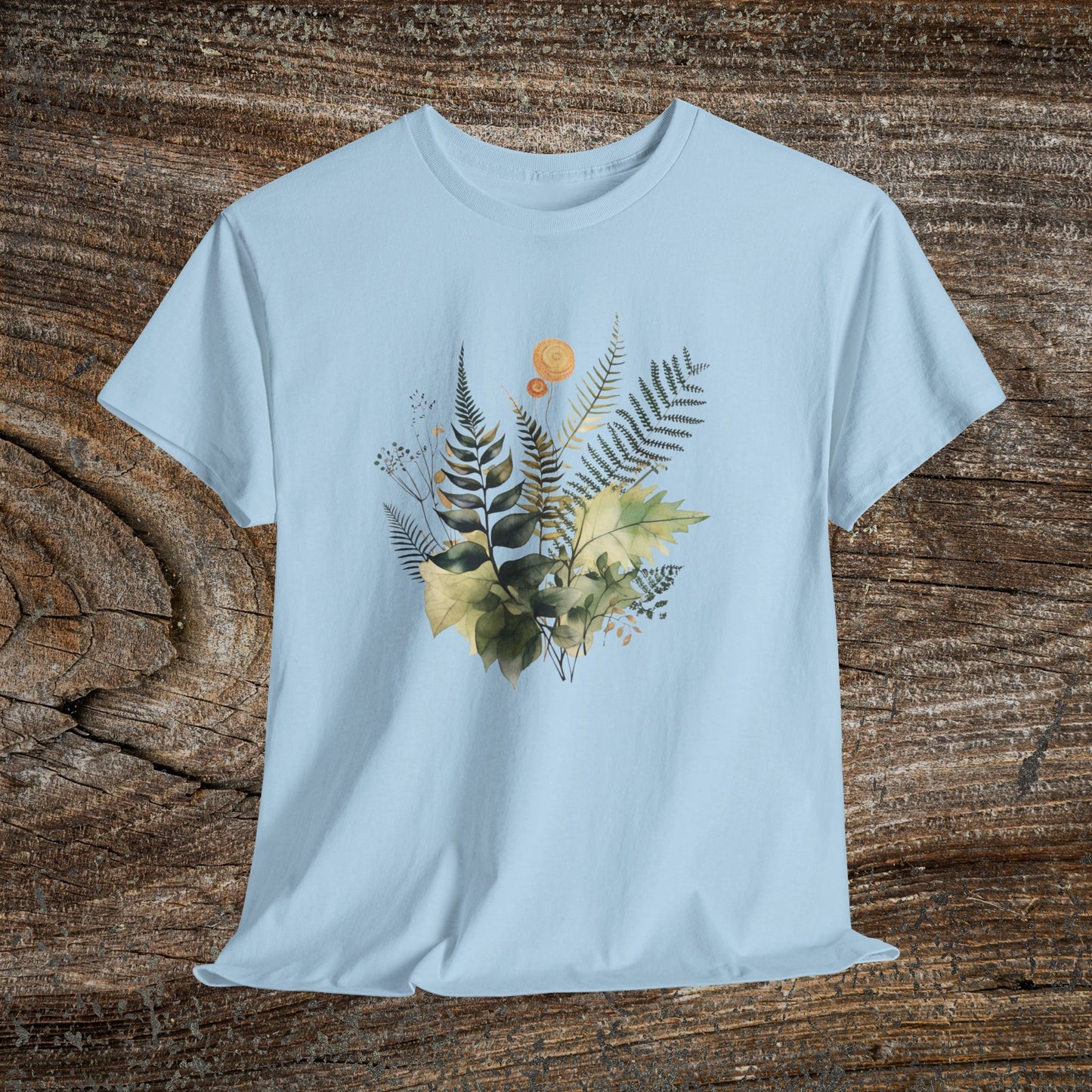 Vintage Watercolour  Floral TShirt — Botanical Graphic T-Shirt