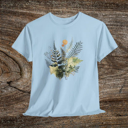 Vintage Watercolour  Floral TShirt — Botanical Graphic T-Shirt