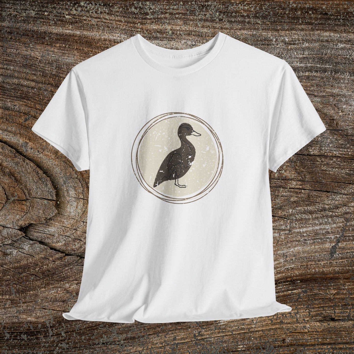 Rustic Boho Duck T-Shirt — Vintage Farmhouse Duck Tee