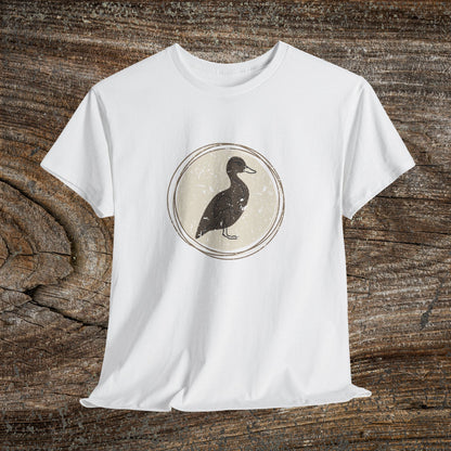 Rustic Boho Duck T-Shirt — Vintage Farmhouse Duck Tee
