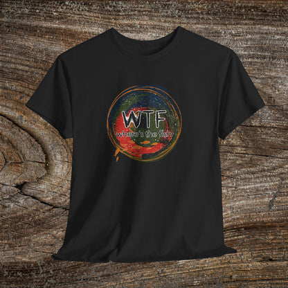 Retro Grunge Fishing TShirt - W.T.F Where's The Fish