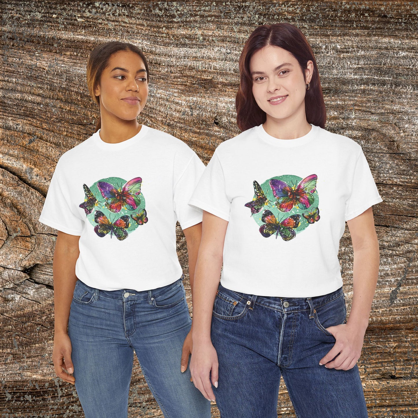 Watercolour Butterfly T-Shirt — Nature Lover Gift