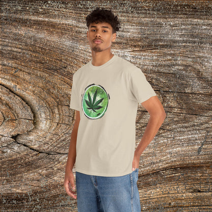 Weed Leaf 420 TShirt Grunge - Retro Weed Marijuana Stoner Gift