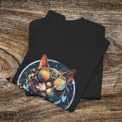 Retro Cat Lady T-Shirt — Funny Cat Lover Gift