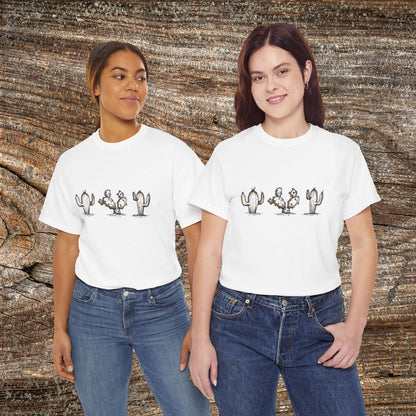 Retro Cactus Abstract TShirt